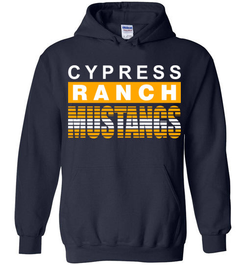 Cypress Ridge High School Rams Navy Hoodie 35