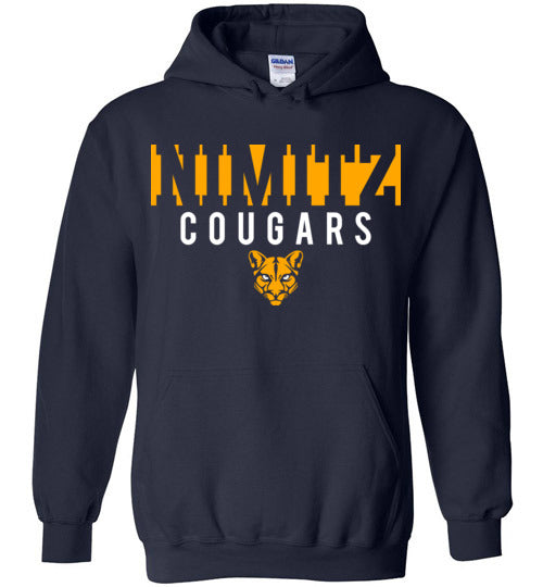 Nimitz High School Cougars Navy Hoodie 06