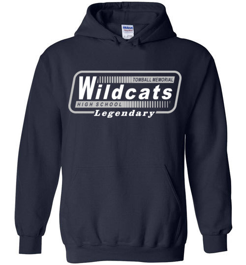 Tomball Memorial High School Wildcats Navy Hoodie 10