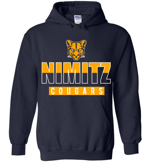 Nimitz High School Cougars Navy Hoodie 23