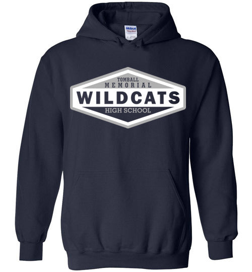 Tomball Memorial High School Wildcats Navy Hoodie 09