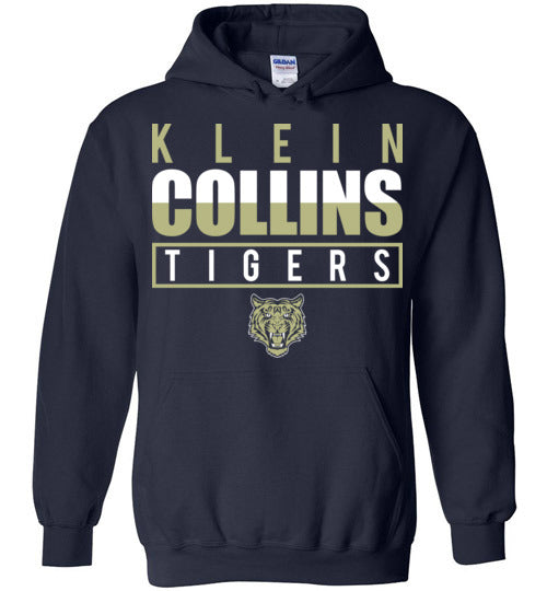 Klein Collins High School Tigers Navy Hoodie 29