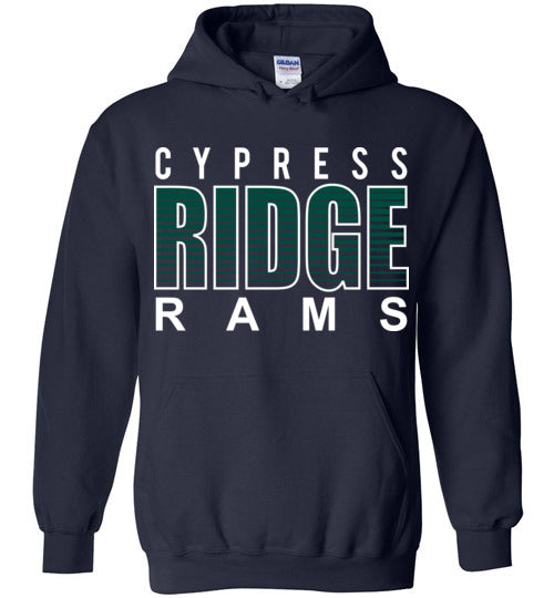 Cypress Ridge High School Rams Navy Hoodie 24