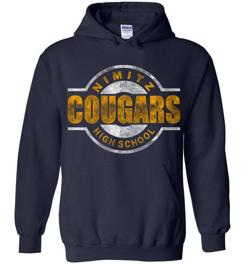 Nimitz High School Cougars Navy Hoodie 11