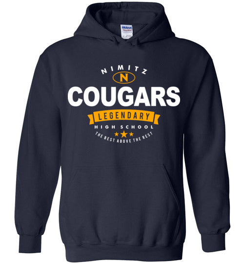 Nimitz High School Cougars Navy Hoodie 44