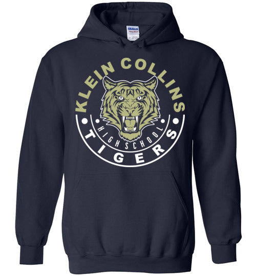 Klein Collins High School Tigers Navy Hoodie 19