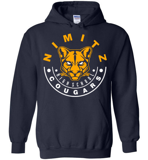 Nimitz High School Cougars Navy Hoodie 19