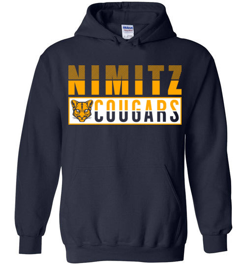 Nimitz High School Cougars Navy Hoodie 31