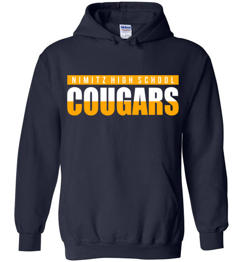 Nimitz High School Cougars Navy Hoodie 25