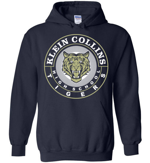 Klein Collins High School Tigers Navy Hoodie 02