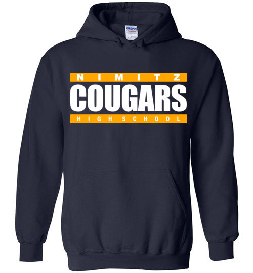 Nimitz High School Cougars Navy Hoodie 98