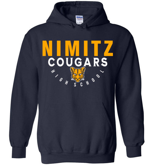 Nimitz High School Cougars Navy Hoodie 12