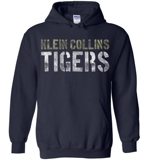 Klein Collins High School Tigers Navy Hoodie 17