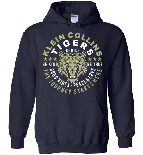 Klein Collins High School Tigers Navy Hoodie 16