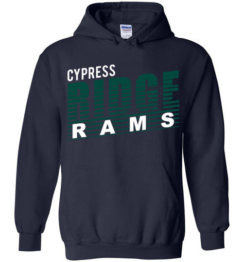 Cypress Ridge High School Rams Navy Hoodie 32