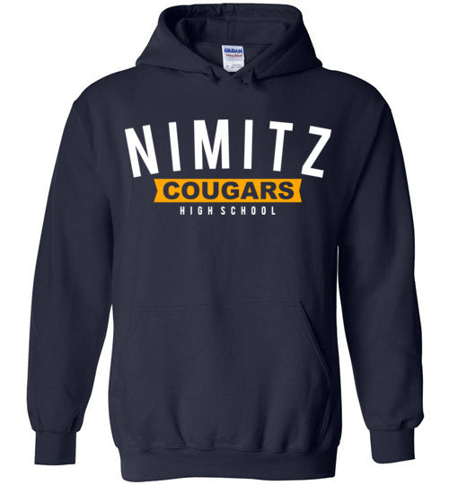 Nimitz High School Cougars Navy Hoodie 21