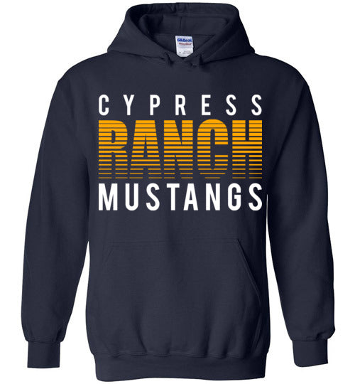 Cypress Ranch High School Mustangs Navy Hoodie 24