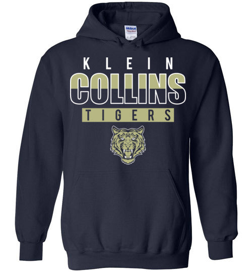 Klein Collins High School Tigers Navy Hoodie 23