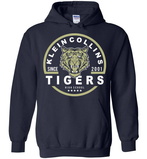 Klein Collins High School Tigers Navy Hoodie 04