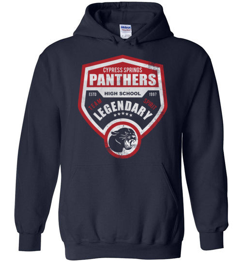 Cypress Springs High School Panthers Navy Hoodie 14