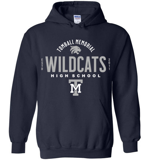 Tomball Memorial High School Wildcats Navy Hoodie 40