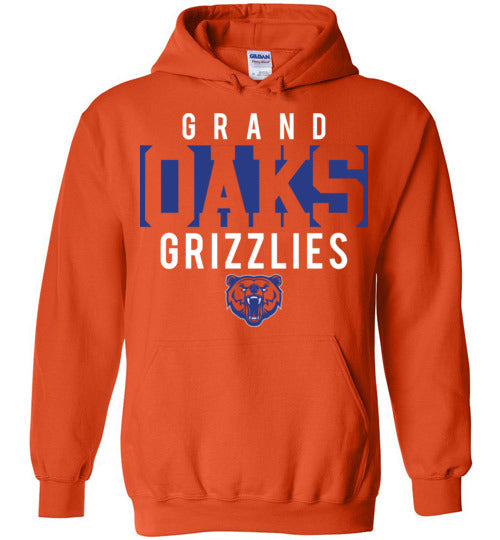 Grand Oaks High School Grizzlies Orange Hoodie 06