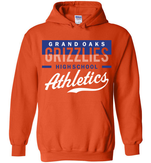 Grand Oaks High School Grizzlies Orange Hoodie 48