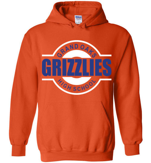 Grand Oaks High School Grizzlies Orange Hoodie 11
