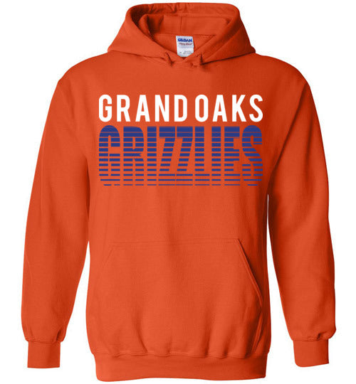 Grand Oaks High School Grizzlies Orange Hoodie 24