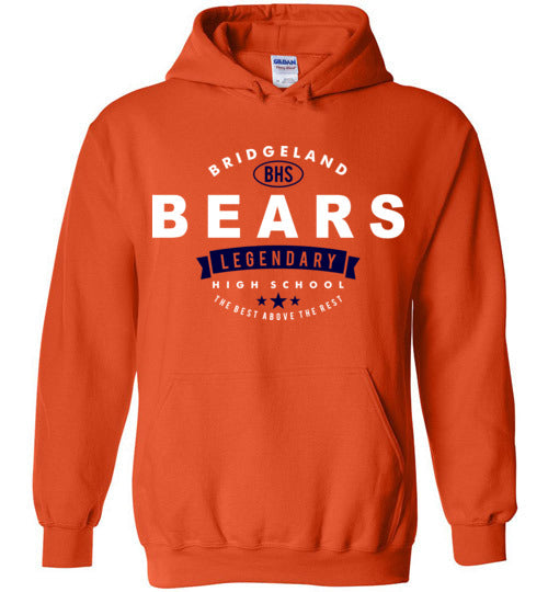 Bridgeland High School Bears Orange Hoodie 44