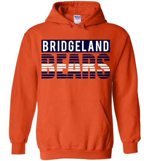 Bridgeland High School Bears Orange Hoodie 35