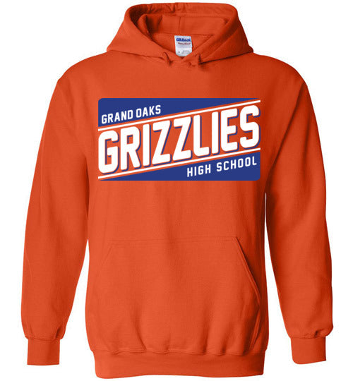 Grand Oaks High School Grizzlies Orange Hoodie 84