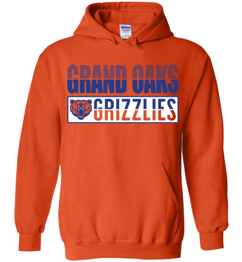 Grand Oaks High School Grizzlies Orange Hoodie 31