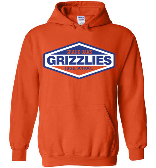 Grand Oaks High School Grizzlies Orange Hoodie 09