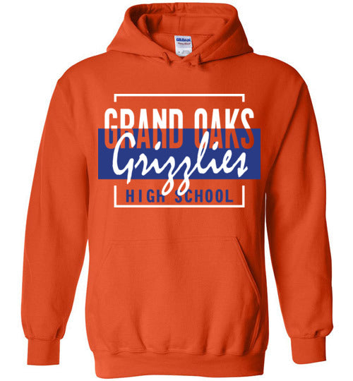 Grand Oaks High School Grizzlies Orange Hoodie 05