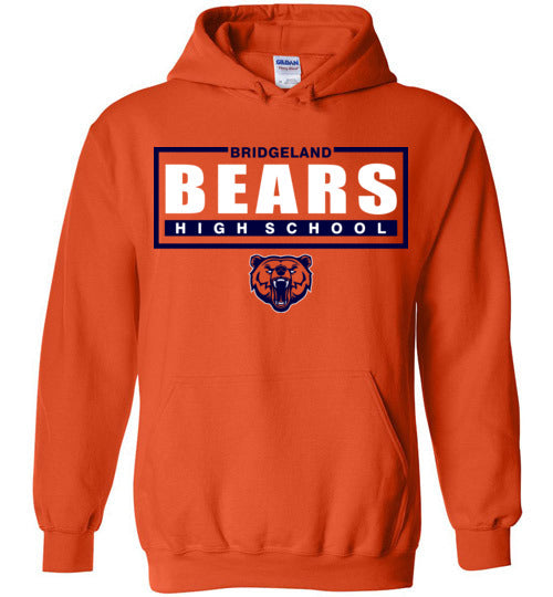 Bridgeland High School Bears Orange Hoodie 49