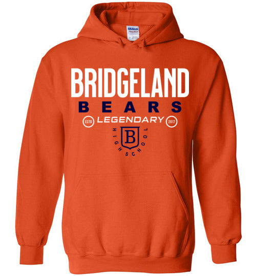 Bridgeland High School Bears Orange Hoodie 03
