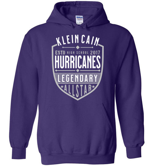 Klein Cain High School Hurricanes Purple Hoodie 62