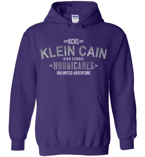 Klein Cain High School Hurricanes Purple Hoodie 42