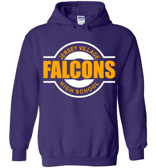 Jersey Village High School Falcons Purple Hoodie 11