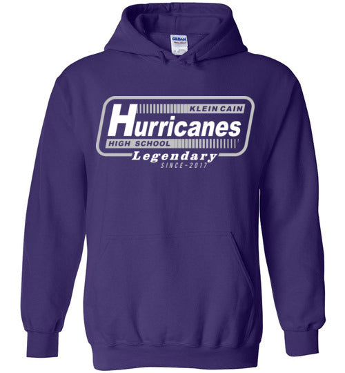 Klein Cain Hurricanes - Design 10 - Purple Hoodie