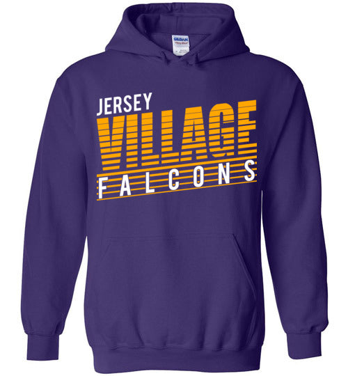 Jersey Village High School Falcons Purple Hoodie 32