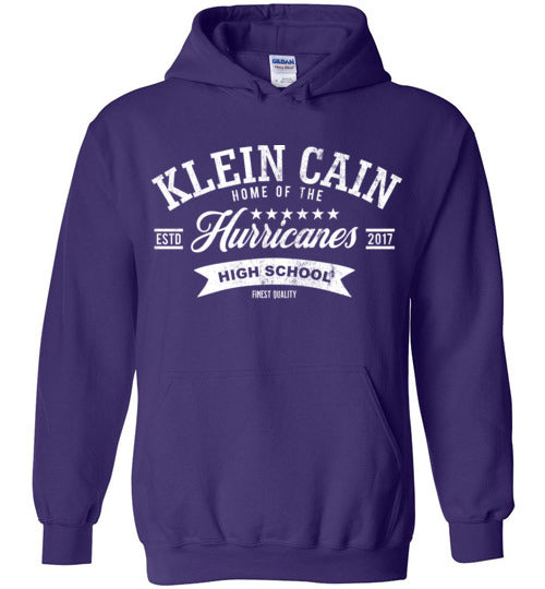 Klein Cain Hurricanes - Design 96 - Purple Hoodie