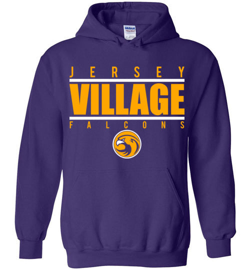 Jersey Village High School Falcons Purple Hoodie 07