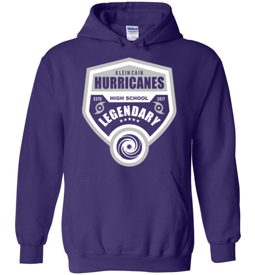 Klein Cain Hurricanes - Design 14 - Purple Hoodie