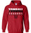Tomball High School Cougars Red Hoodie 29