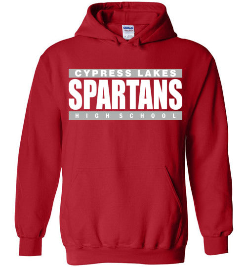 Cypress Lakes High School Spartans Red Hoodie 98