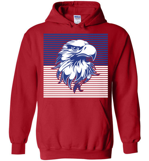 Oak Ridge High School War Eagles Red Hoodie 27