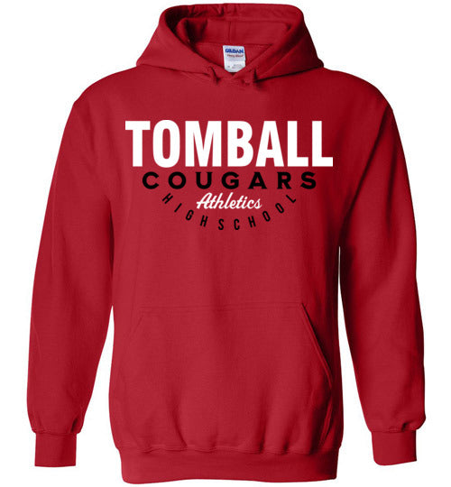 Tomball High School Cougars Red Hoodie 12