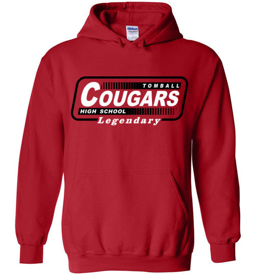 Tomball High School Cougars Red Hoodie 10